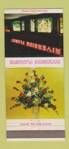 Matchbook Cover - Riverside Florists Flowers Cleveland OH FTD 30 Strike