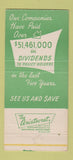 Matchbook Cover - DR Vair Insurance San Antonio TX WEAR 30 Strike