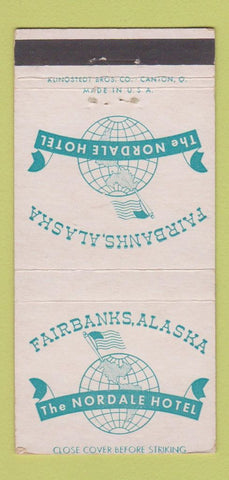 Matchbook Cover - Nordale Hotel Fairbanks AK 30 Strike