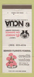Matchbook Cover - Denver Colorado Florists Credit Union flowers 30 Strike