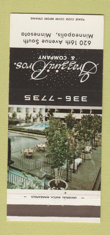 Matchbook Cover - Grazzini Bros Minneapolis MN Tile 30 Strike