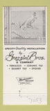 Matchbook Cover - Grazzini Bros Minneapolis MN Tile 30 Strike