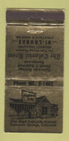 Matchbook Cover - Hickory Inn Colorado Springs WEAR 30 Strike