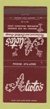 Matchbook Cover - Alioto's Milwaukee WI 30 Strike