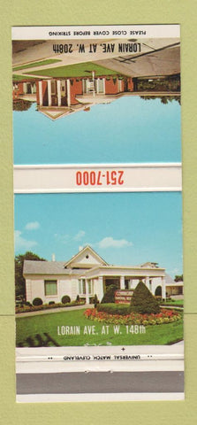 Matchbook Cover - Corrigan's Funeral Homes Cleveland OH 30 Strike