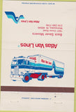 Matchbook Cover - Atlas Van Lines Mishawaka IN trucking 40 Strike