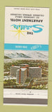 Matchbook Cover - The Satellite Apartemnt Hotel Colorado Springs 30 Strike