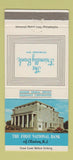 Matchbook Cover - First National Bank Clinton NJ 30 Strike