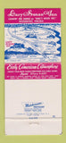 Matchbook Cover - Lazy Susan Inn Woodbridge VA 30 Strike