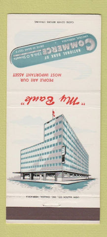 Matchbook Cover - National Bank of Commerce Lincoln NE 30 Strike
