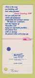 Matchbook Cover - First Savings and Loan Massillon OH SAMPLE 30 Strike