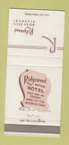 Matchbook Cover - Ridgewood Motor Hotel Beaumont TX 30 Strike
