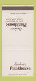 Matchbook Cover - Reuben's Plankhouse Santa Ana CA 30 Strike