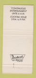 Matchbook Cover - Armando's Hideaway San Juan Puerto Rico 30 Strike