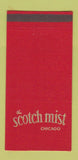 Matchbook Cover - Scotch Mist Chicago IL 30 Strike