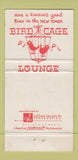Matchbook Cover - Lazy Leopard Lounge Omaha NE 30 Strike