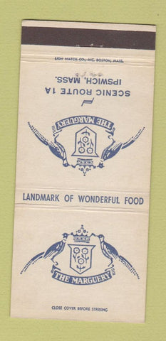 Matchbook Cover - The Marguery Ipswich MA 30 Strike