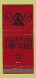 Matchbook Cover - Venetian Room Fairmont Hotel Dallas TX WEAR 30 Strike