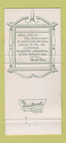 Matchbook Cover - Fontaine's Dickens Wrentham MA 30 Strike