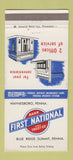 Matchbook Cover - First National Bank Blue Ridge Summit PA 30 Strike