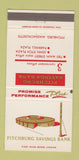 Matchbook Cover - Fitchburg Savings Bank MA 30 Strike