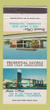 Matchbook Cover - Prudential Savings Loan San Gabriel Alhambra CA 30 Strike