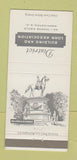 Matchbook Cover - District Building and Loan Washington DC 30 Strike
