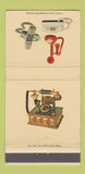 Matchbook Cover - GTE General Telephone 30 Strike