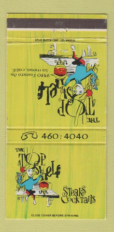 Matchbook Cover - The Top Shelf La Mesa CA restaurant 30 Strike