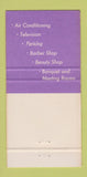 Matchbook Cover - Matador Worland WY Hotel Washakie 30 Strike