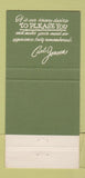 Matchbook Cover - Curts Restaurant Indianapolis IN 30 Strike