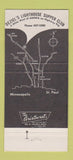 Matchbook Cover - Deziel's Lighthouse Supper Club Anoka MN 30 Strike