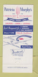 Matchbook Cover - Patria Murphy's Restaurant 30 Strike
