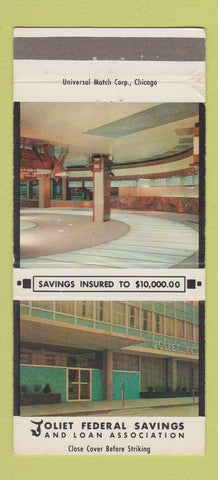 Matchbook Cover - Joliet Federal Savings IL WEAR 30 Strike