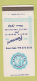 Matchbook Cover - WF Fancourt Textile Processing Greensboro NC 30 Strike