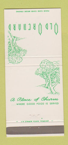 Matchbook Cover - Old Orchard East Aurora NY 30 Strike