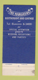 Matchbook Cover - The Marguery Ipswich MA 30 Strike