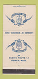 Matchbook Cover - Villa Capri St Louis MO 30 Strike