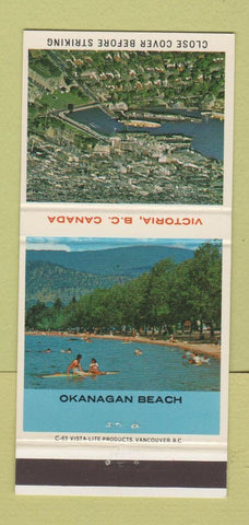 Matchbook Cover - Victoria BC Canada Grey Cup Festival 1963 30 Strike