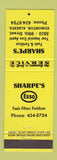 Matchbook Cover - Esso oil gas Sharpe's Edmonton AB