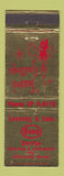 Matchbook Cover - Esso oil gas Lovering and Sons Portland ME Christmas