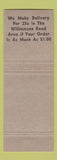 Matchbook Cover - Esso oil gas Smith's Restaurant Roanoke VA
