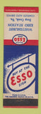 Matchbook Cover - Esso oil gas Whitehurst Deep Creek VA