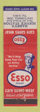 Matchbook Cover - Esso oil gas Harry's Chattanooga TN