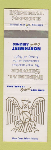 Matchbook Cover - Northwest Orient Airlines