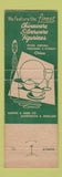 Matchbook Cover - John Bull Store Nassau Bahamas Rolex Parker Mappin Webb