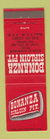 Matchbook Cover - Bonanza Sirloin Pit Chicago IL