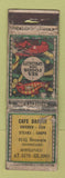 Matchbook Cover - Cafe Minneapolis MN STAR MATCH POOR