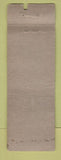 Matchbook Cover - DP Wise Music House Instruments STAR MATCH PAPER LOSS