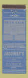 Matchbook Cover - Jacoway's Men's Clothes Chattanooga TN